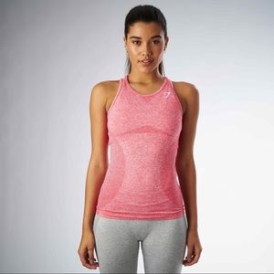 Gymshark Seamless Tank Top - Pink Marl